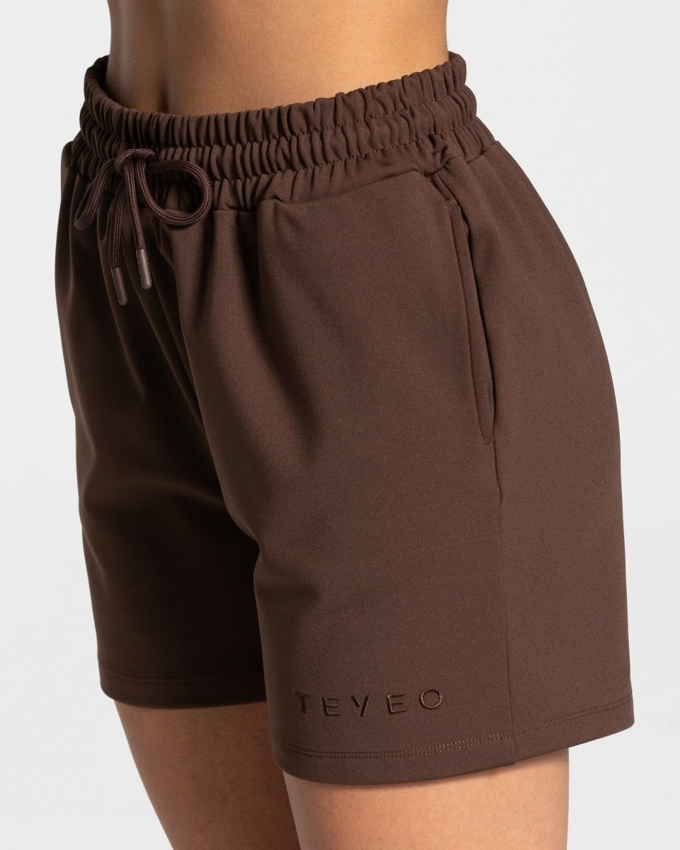 TEVEO Charming Oversized Shorts Braun | ULBQ93146