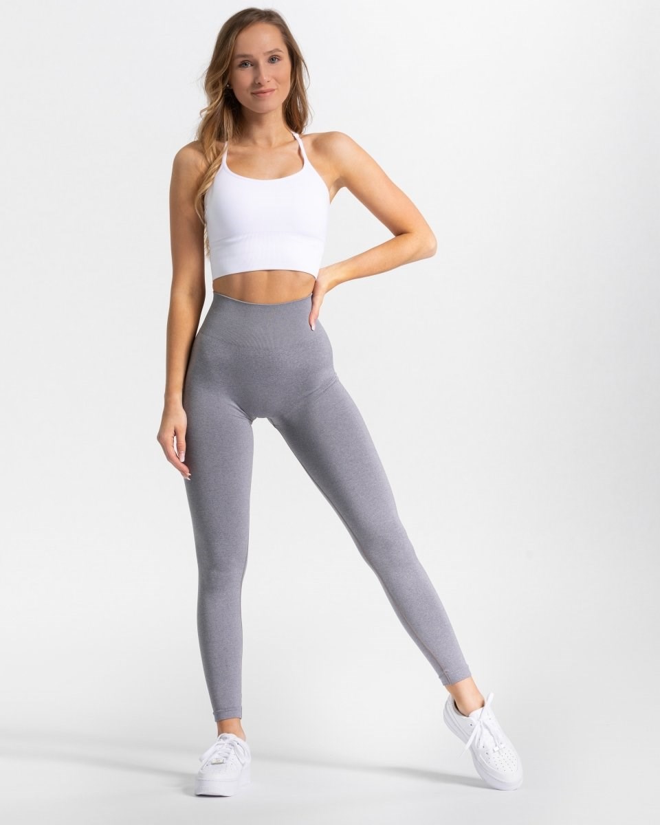 TEVEO Classy Leggings Gray | CDGJ59068