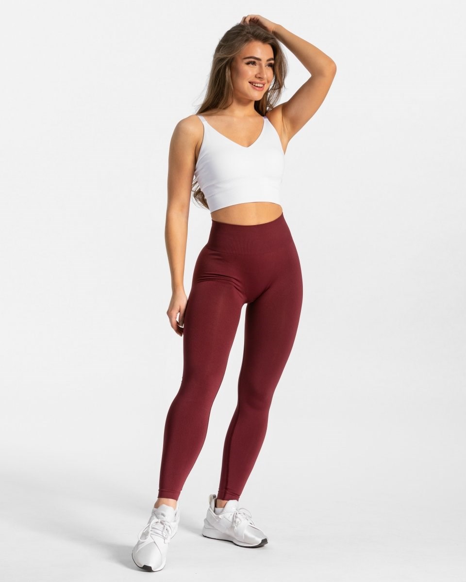 TEVEO Classy Leggings Rot | HTOU85610