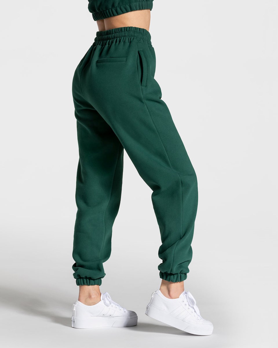 TEVEO College Oversized Jogger Dunkelgrün | JRAL23415