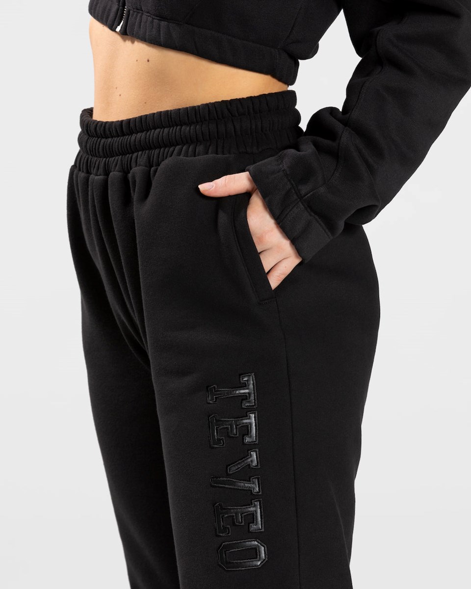 TEVEO College Oversized Jogger Schwarz | GUDR06139