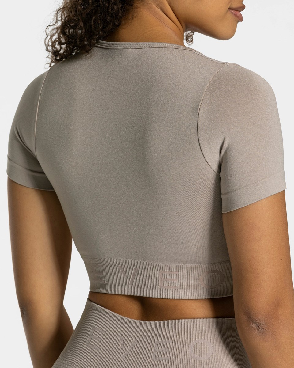 TEVEO Focus Crop Top Dust | RXQJ59461