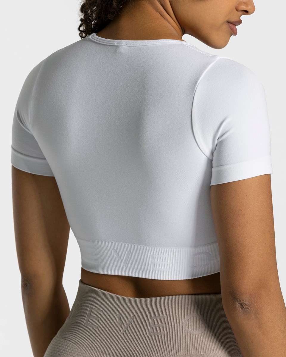 TEVEO Focus Crop Top Weiß | GJSV35142