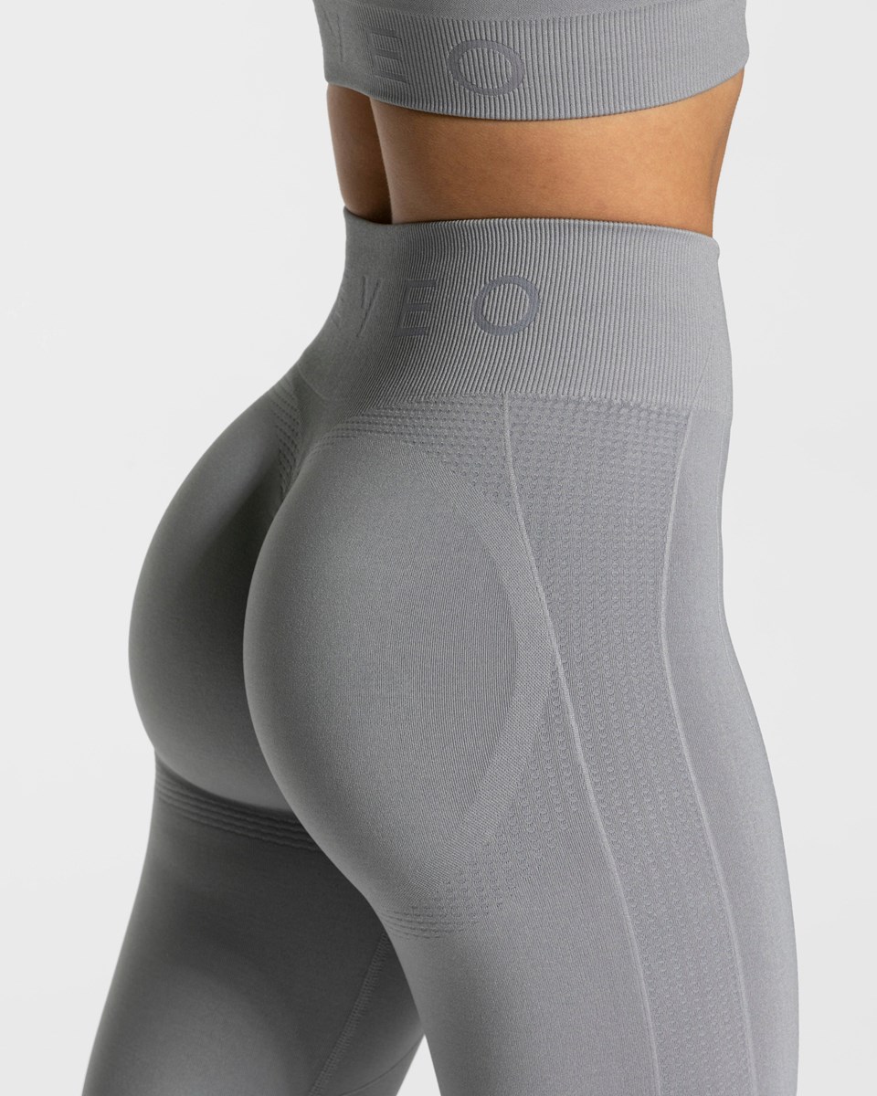 TEVEO Focus Scrunch Leggings Gray | OTPH72091