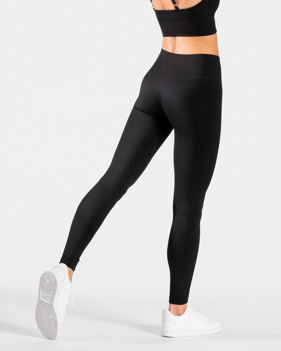 TEVEO Golden Leggings Schwarz | XDCZ97851