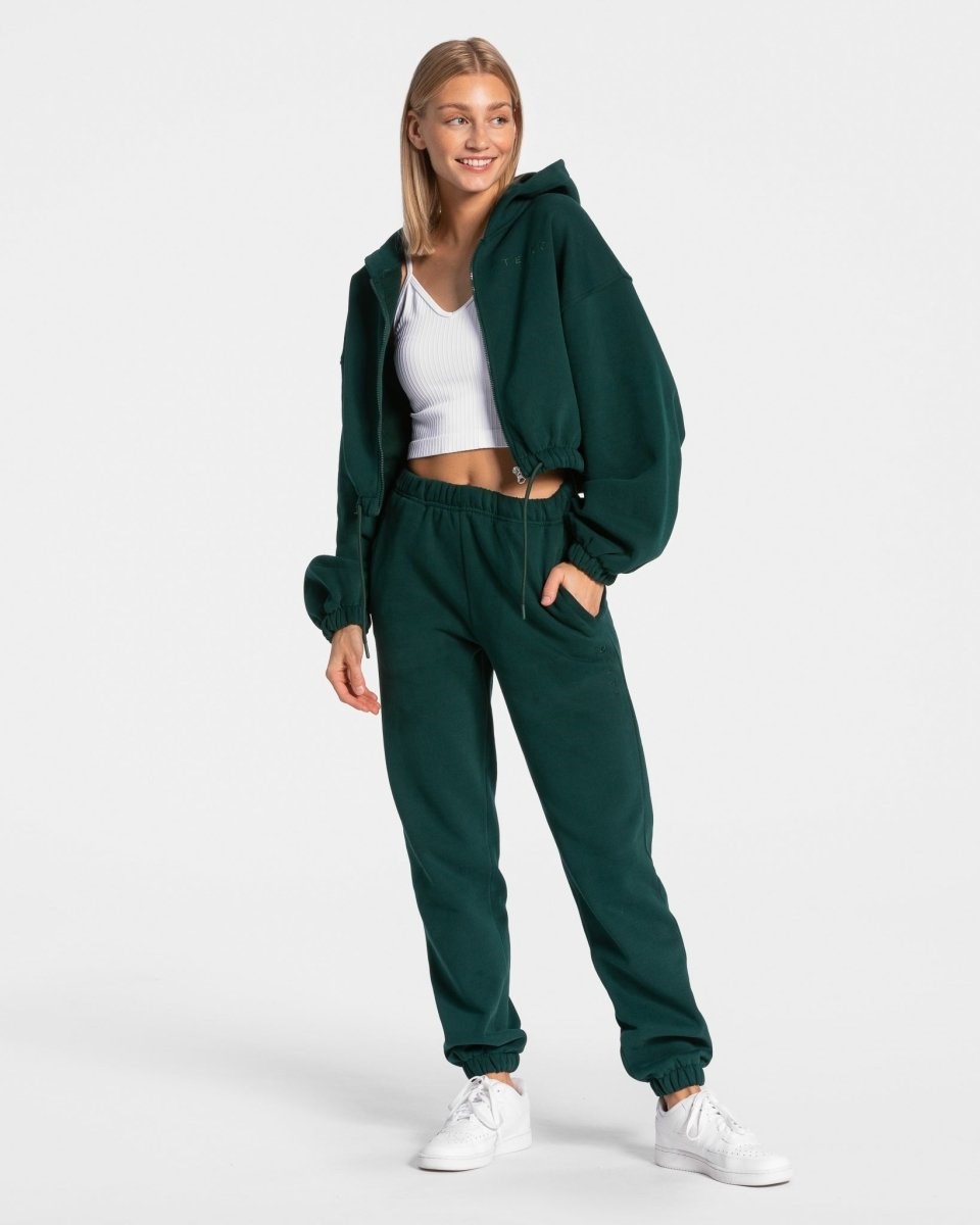 TEVEO Iconic Oversized Jogger Dunkelgrün | SWZK62013