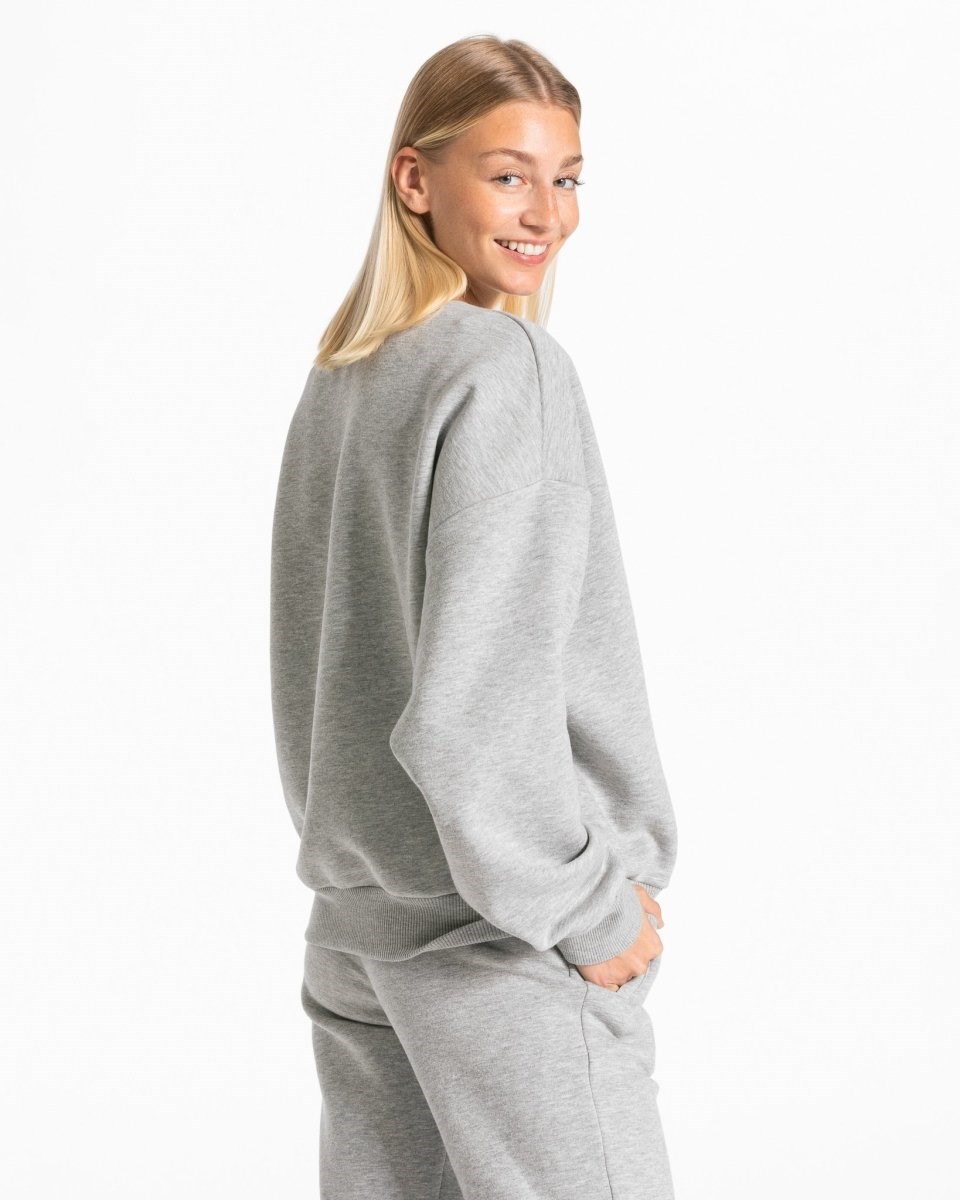 TEVEO Iconic Oversized Pullover Gray | NUVR84792