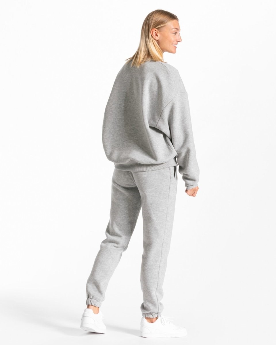 TEVEO Iconic Oversized Pullover Gray | NUVR84792