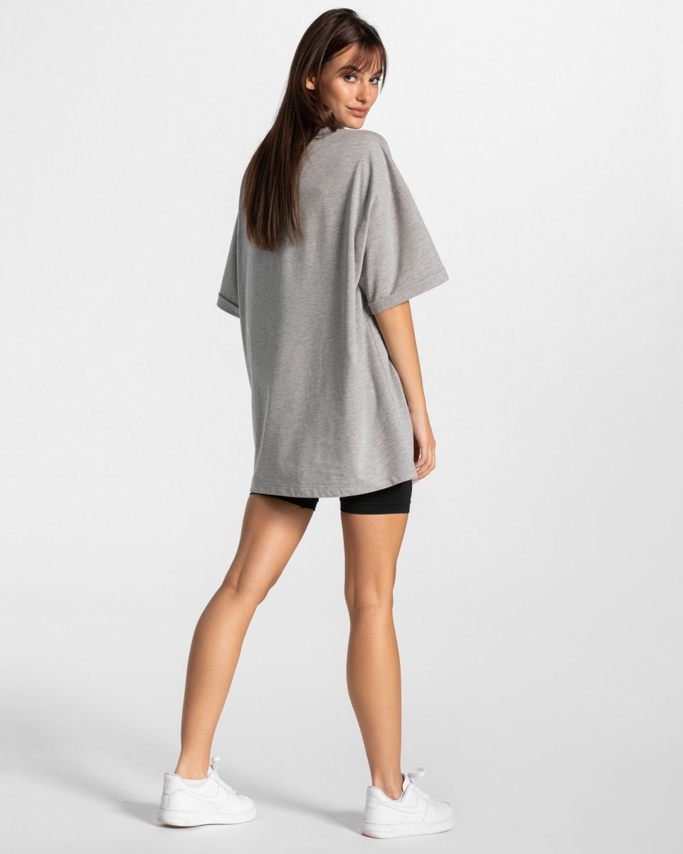 TEVEO Iconic Oversized T-Shirt Gray | SQCK51034