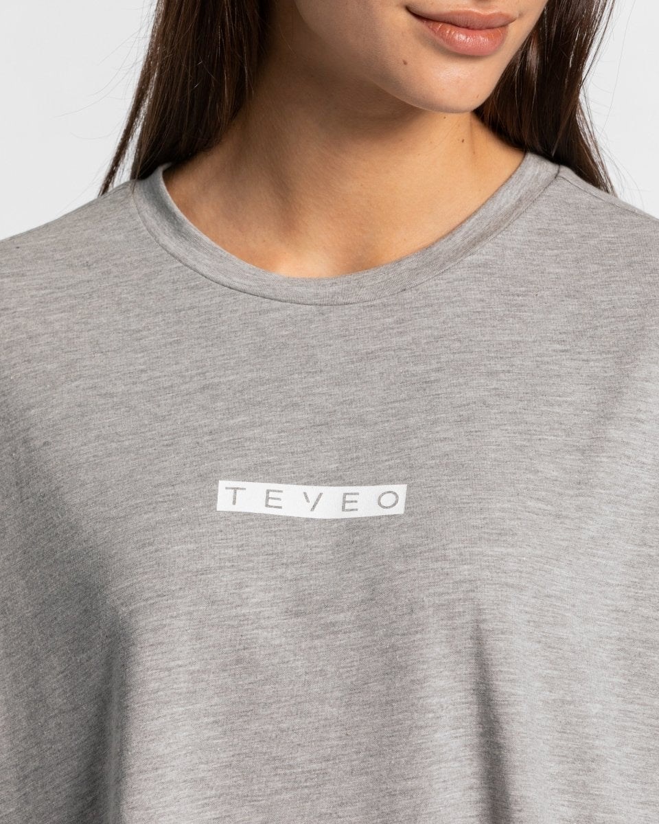 TEVEO Iconic Oversized T-Shirt Gray | SQCK51034