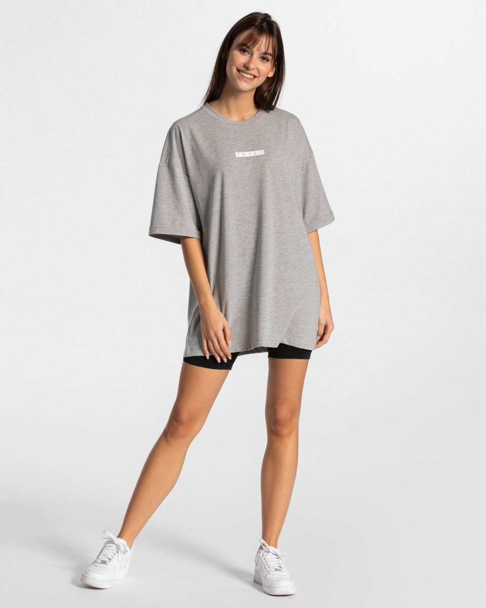 TEVEO Iconic Oversized T-Shirt Gray | SQCK51034