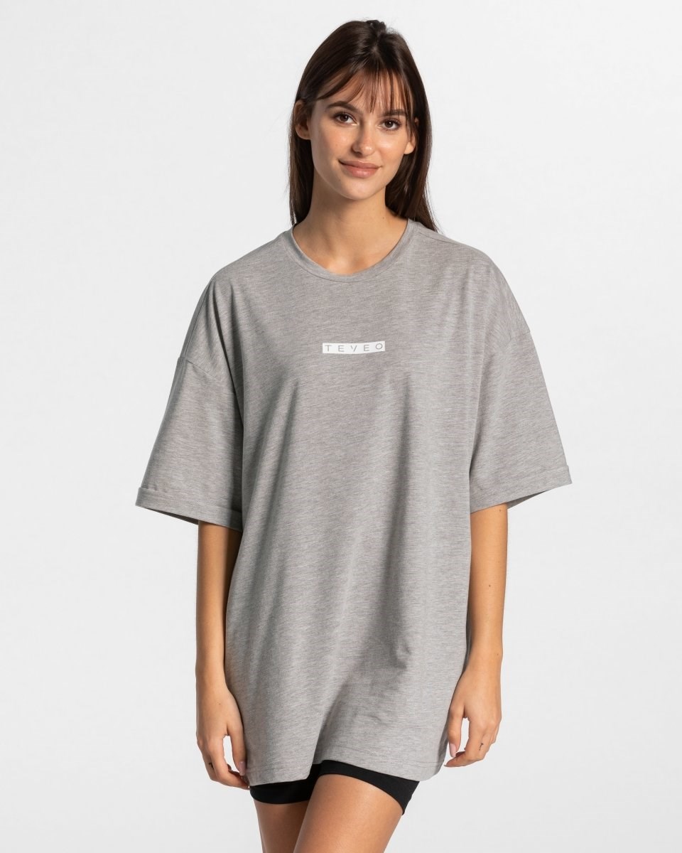 TEVEO Iconic Oversized T-Shirt Gray | SQCK51034