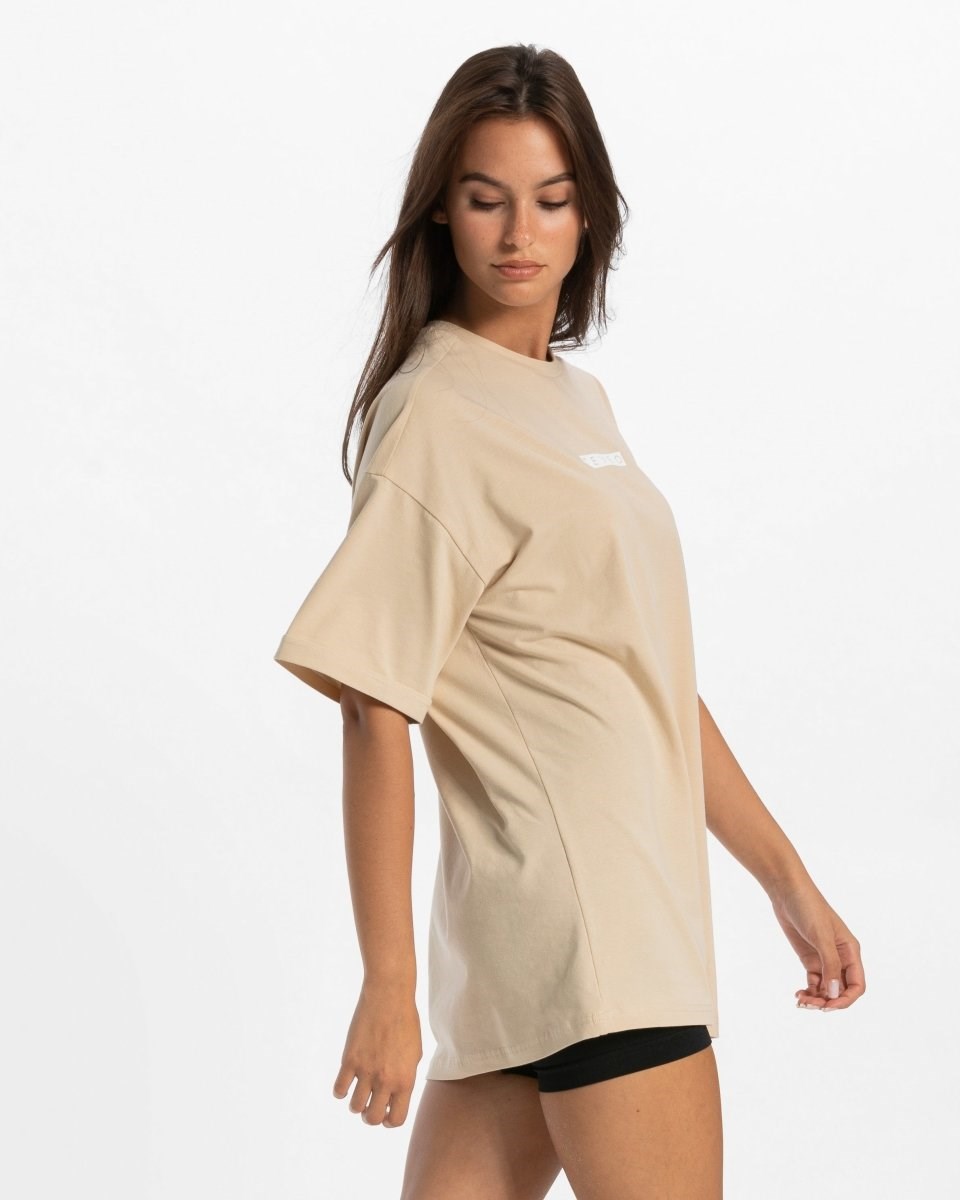 TEVEO Iconic Oversized T-Shirt Nude | OWAJ03281