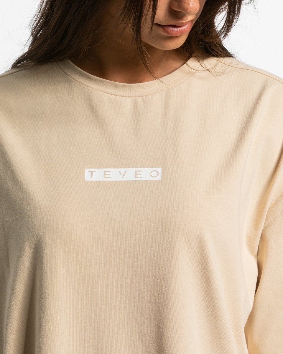 TEVEO Iconic Oversized T-Shirt Nude | OWAJ03281