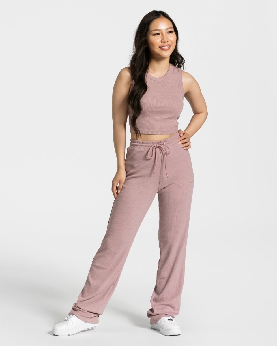 TEVEO Lounge Crop Top Rosa | TXIS34168