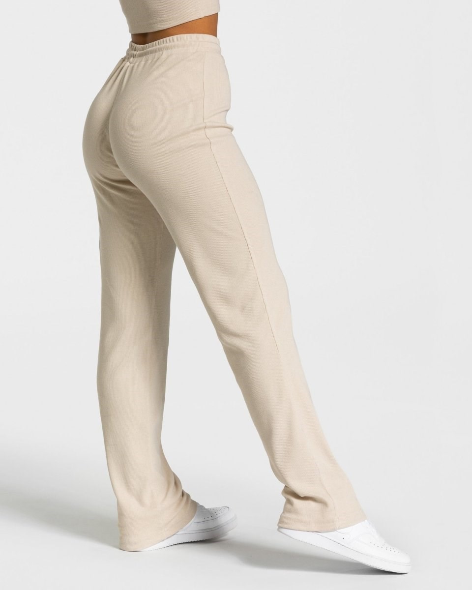 TEVEO Lounge Pants Beige | CKQH36924