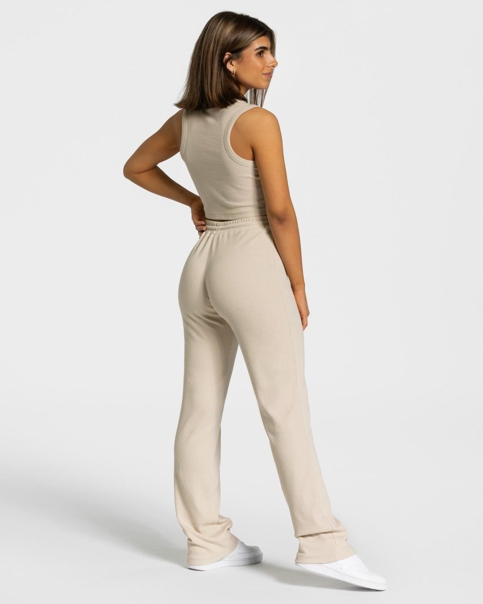 TEVEO Lounge Pants Beige | CKQH36924