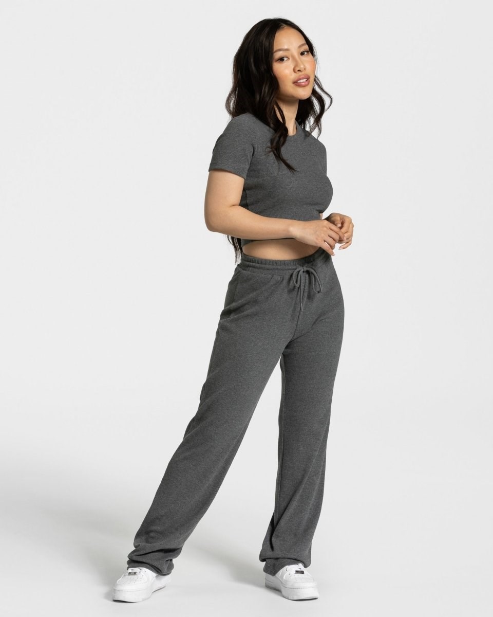 TEVEO Lounge Pants Dunkelgrau | JMZP95864