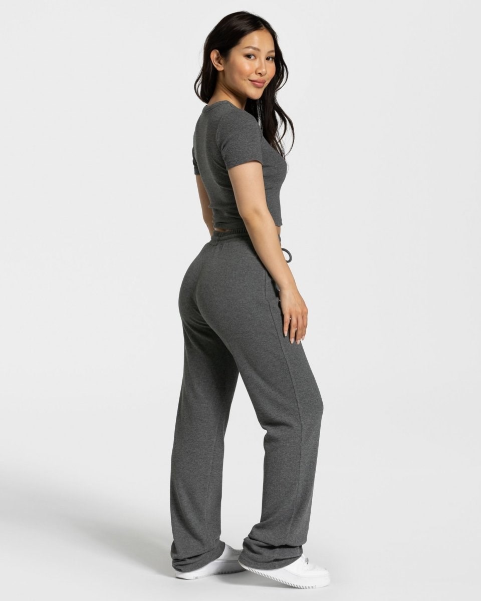 TEVEO Lounge Pants Dunkelgrau | JMZP95864