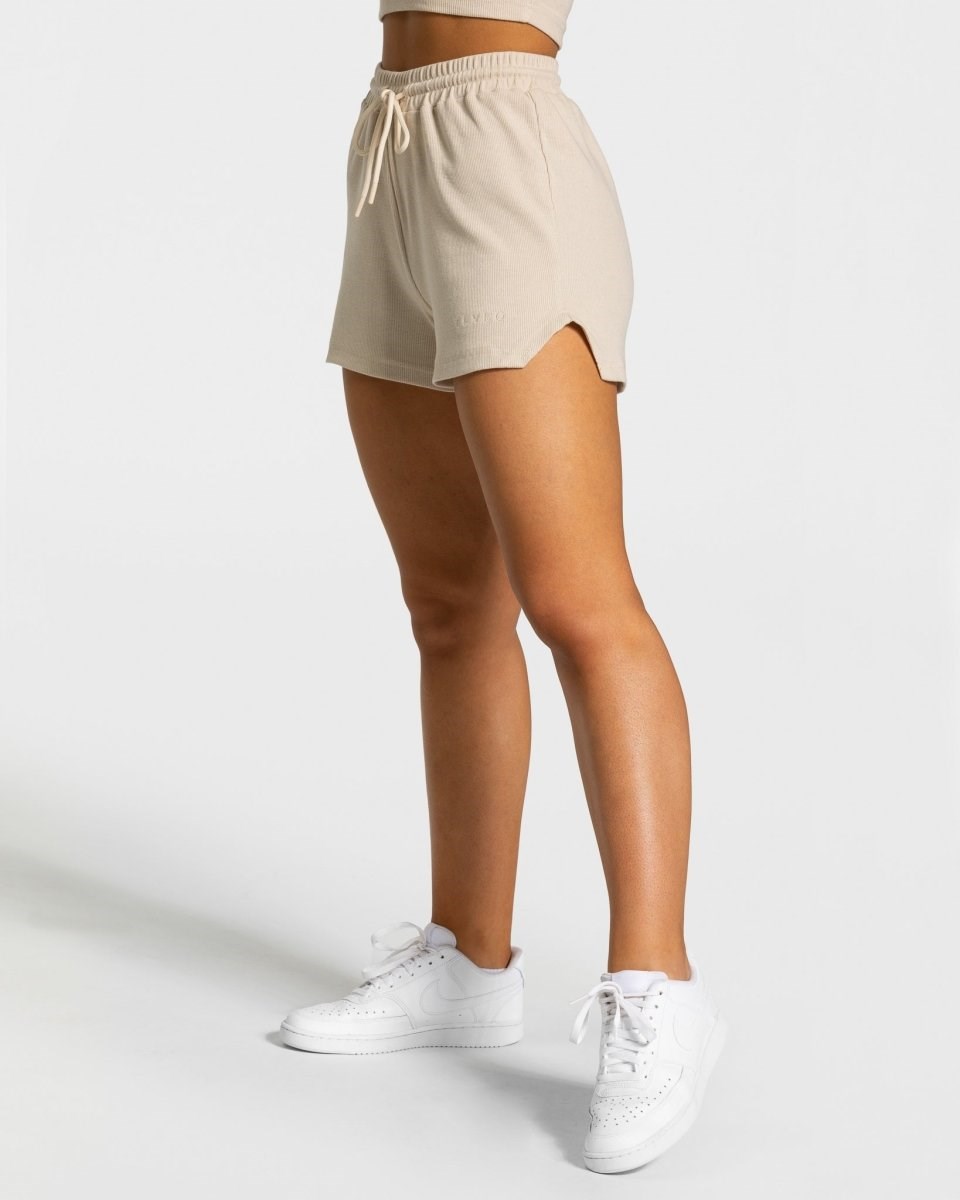 TEVEO Lounge Shorts Beige | WHMJ97264