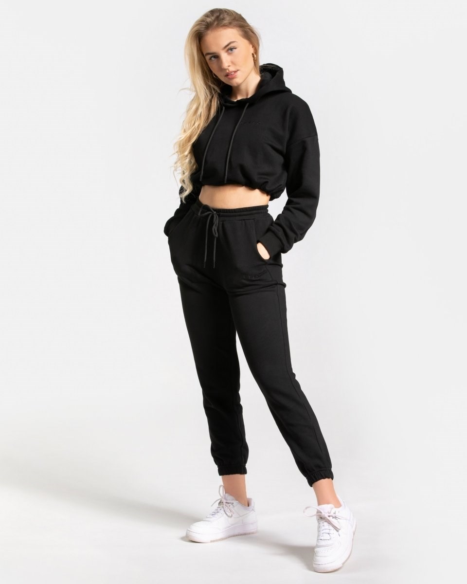 TEVEO Oversized Jogger Schwarz | BWXN40592