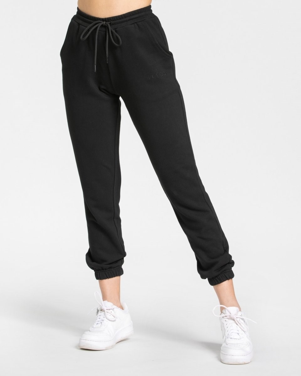 TEVEO Oversized Jogger Schwarz | BWXN40592