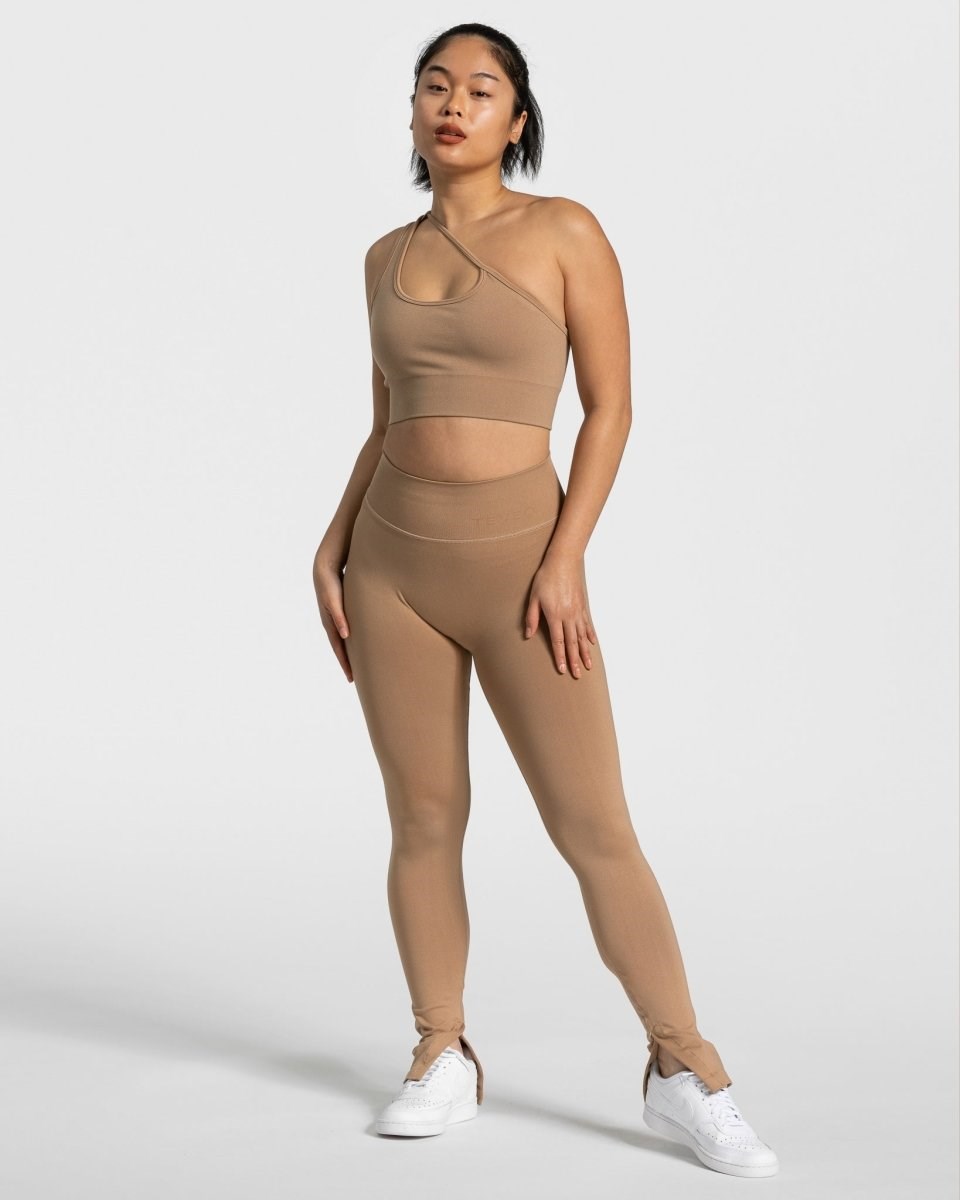 TEVEO Sassy One Shoulder Bh Beige | VCXJ45937