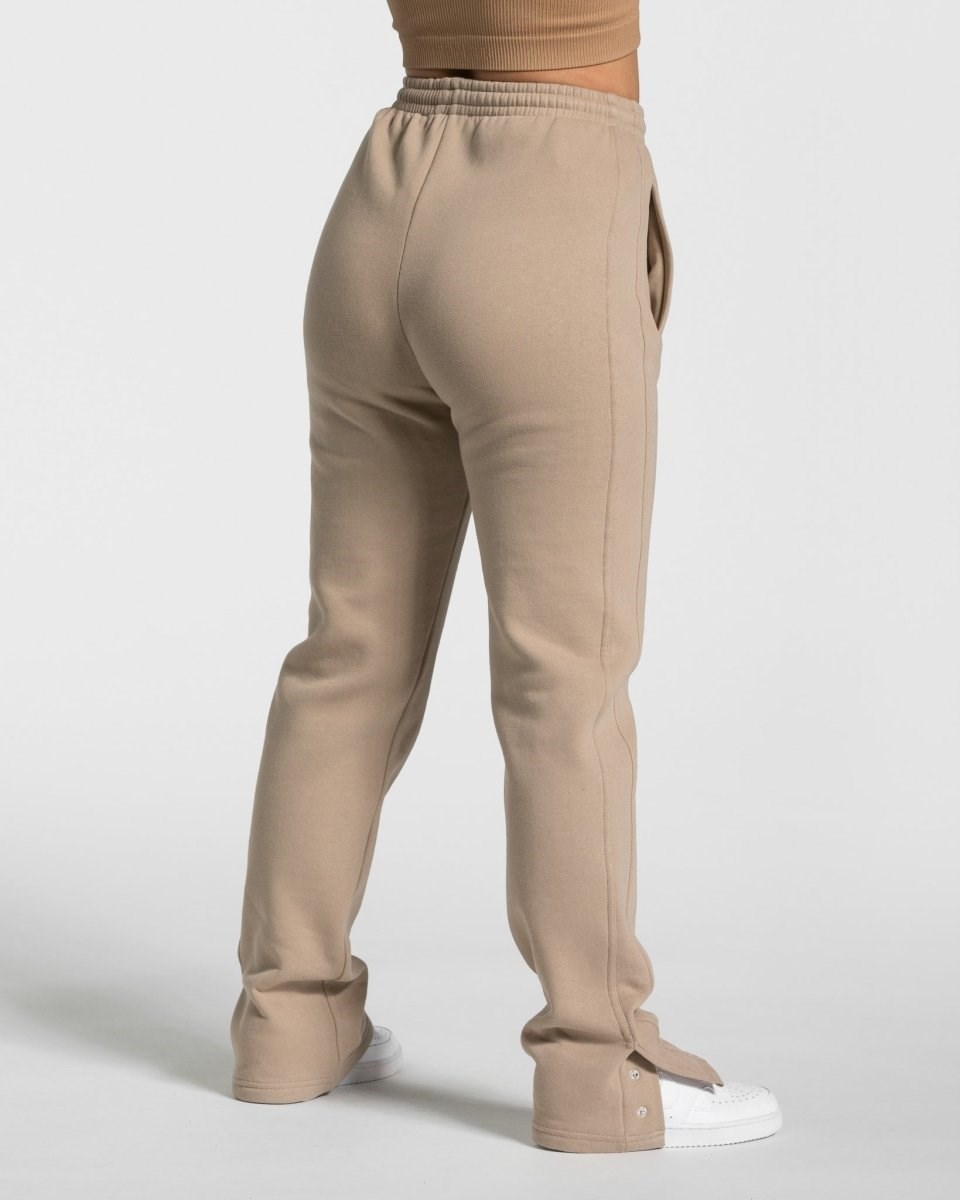 TEVEO Sassy Slit Jogger Beige | ORLG10879