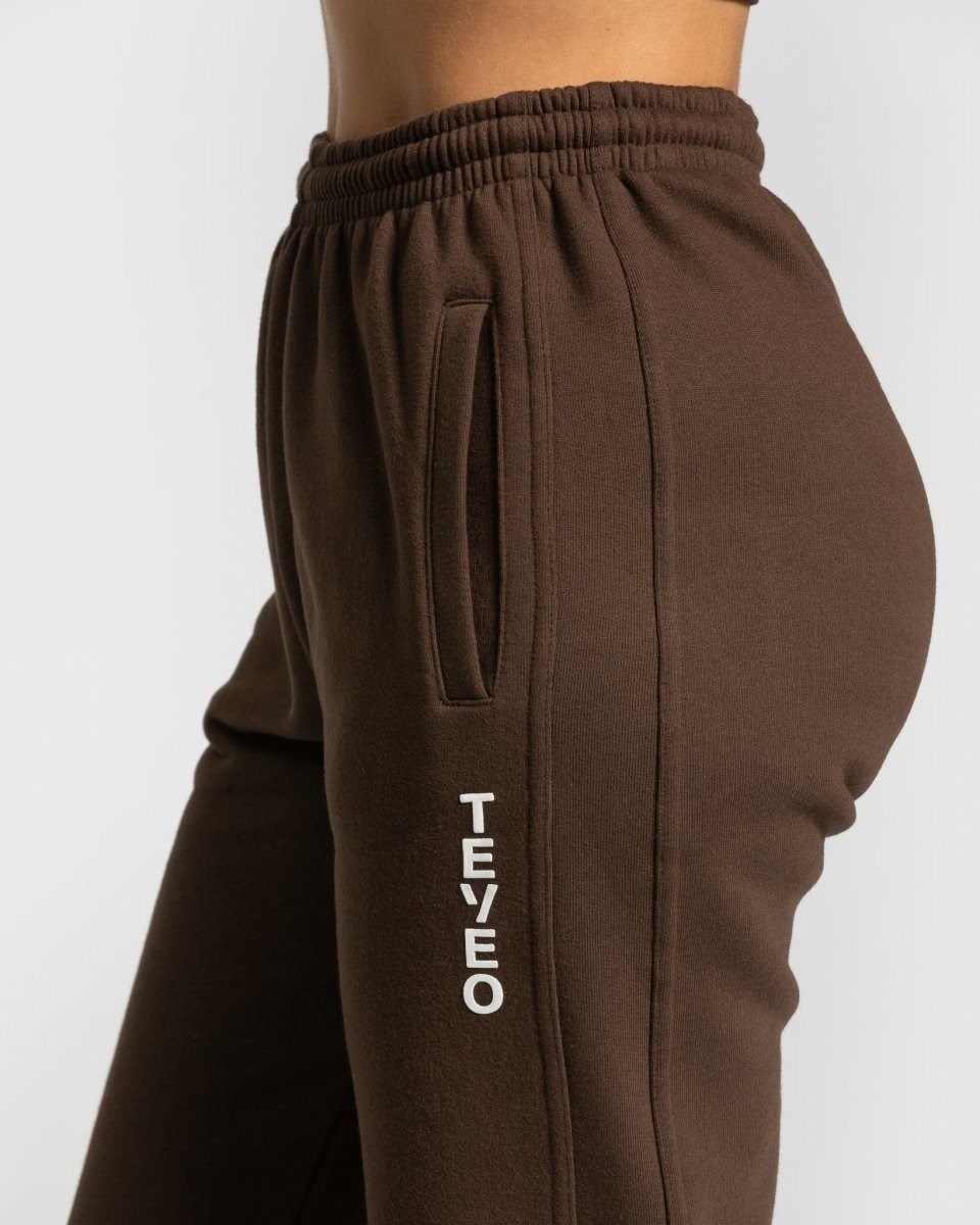 TEVEO Sassy Slit Jogger Braun | WPDA38567