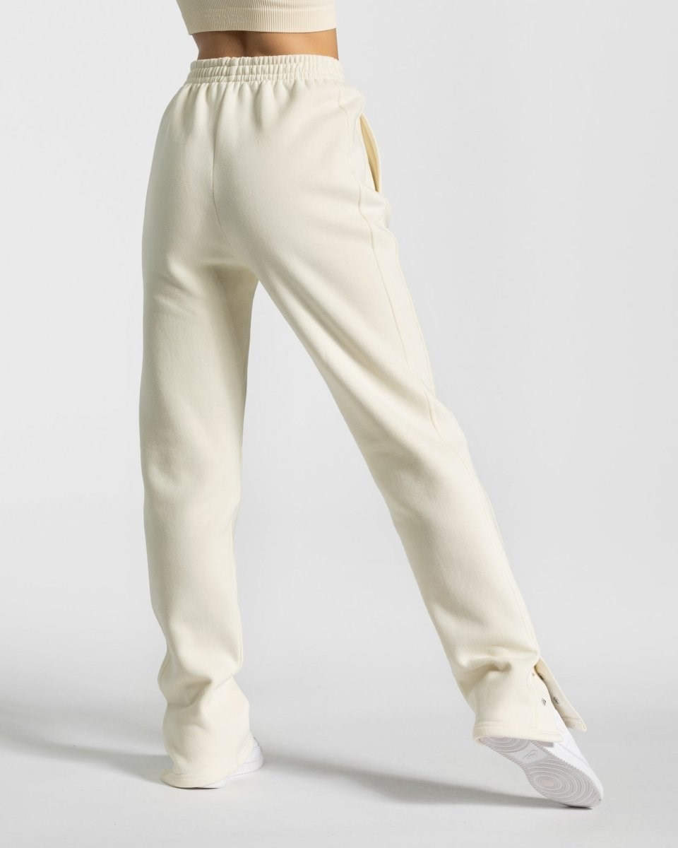 TEVEO Sassy Slit Jogger Ivory | IYSF46913