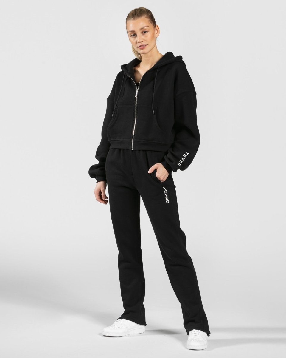 TEVEO Sassy Slit Jogger Schwarz | AGCO42391