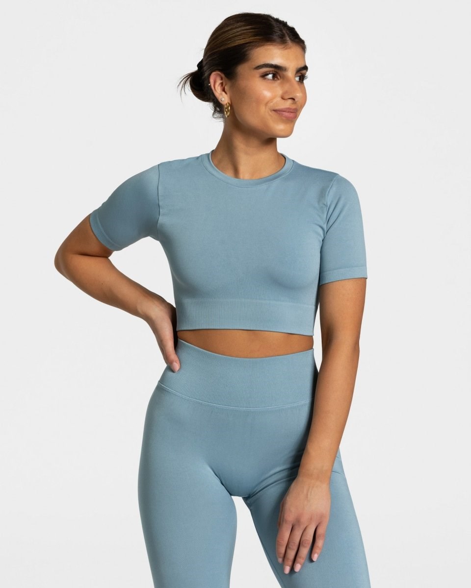 TEVEO Sensation Crop Top Blau | NQPR71365