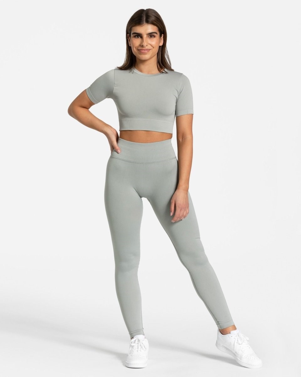 TEVEO Sensation Crop Top Gray | IYCZ38492