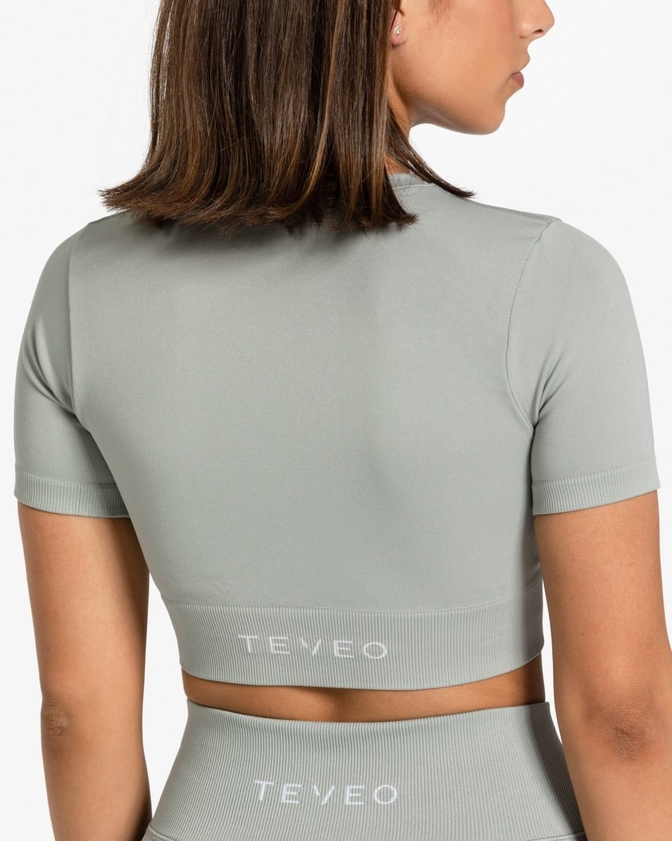 TEVEO Sensation Crop Top Gray | IYCZ38492