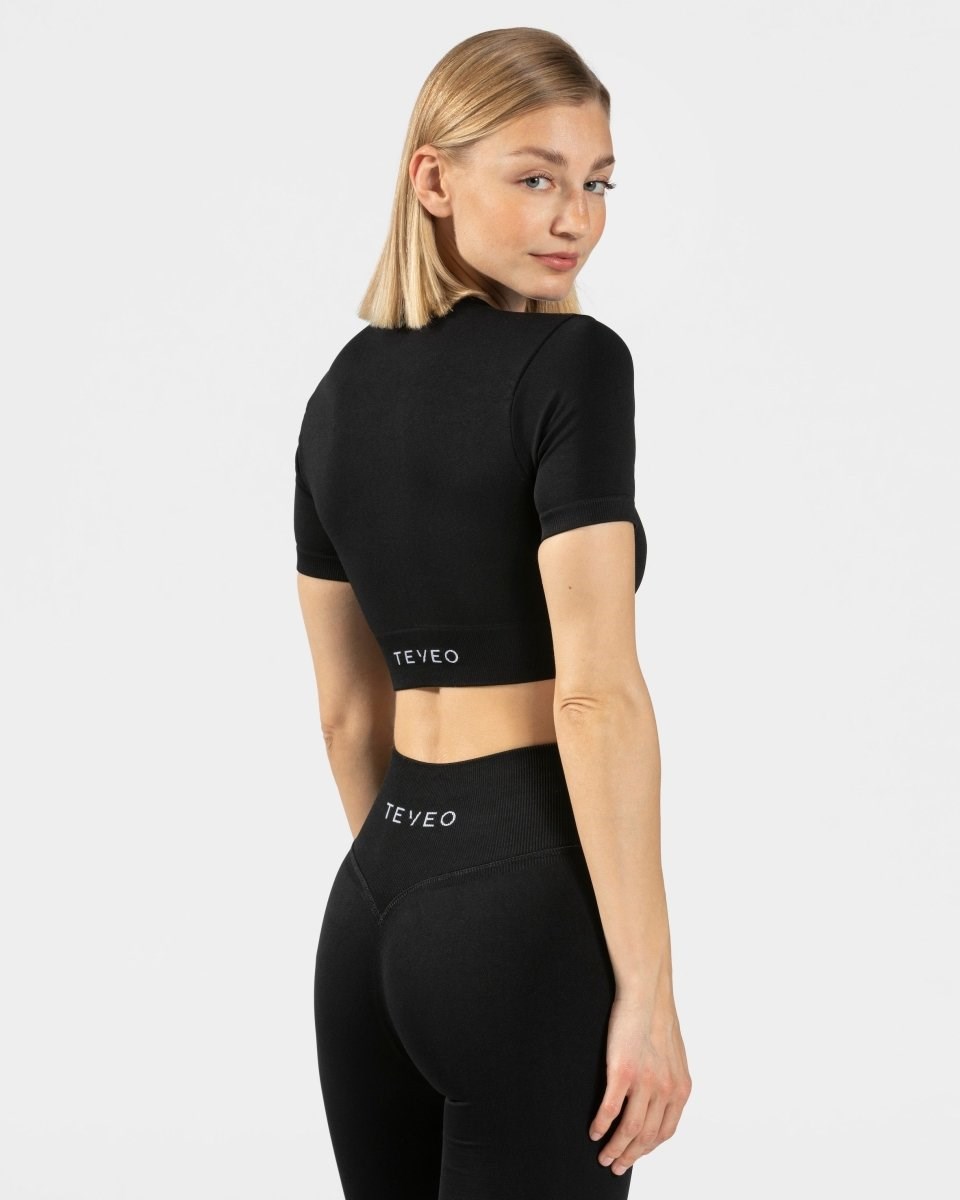 TEVEO Sensation Crop Top Schwarz | ETCS02954