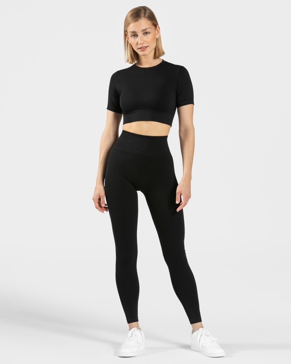 TEVEO Sensation Crop Top Schwarz | ETCS02954