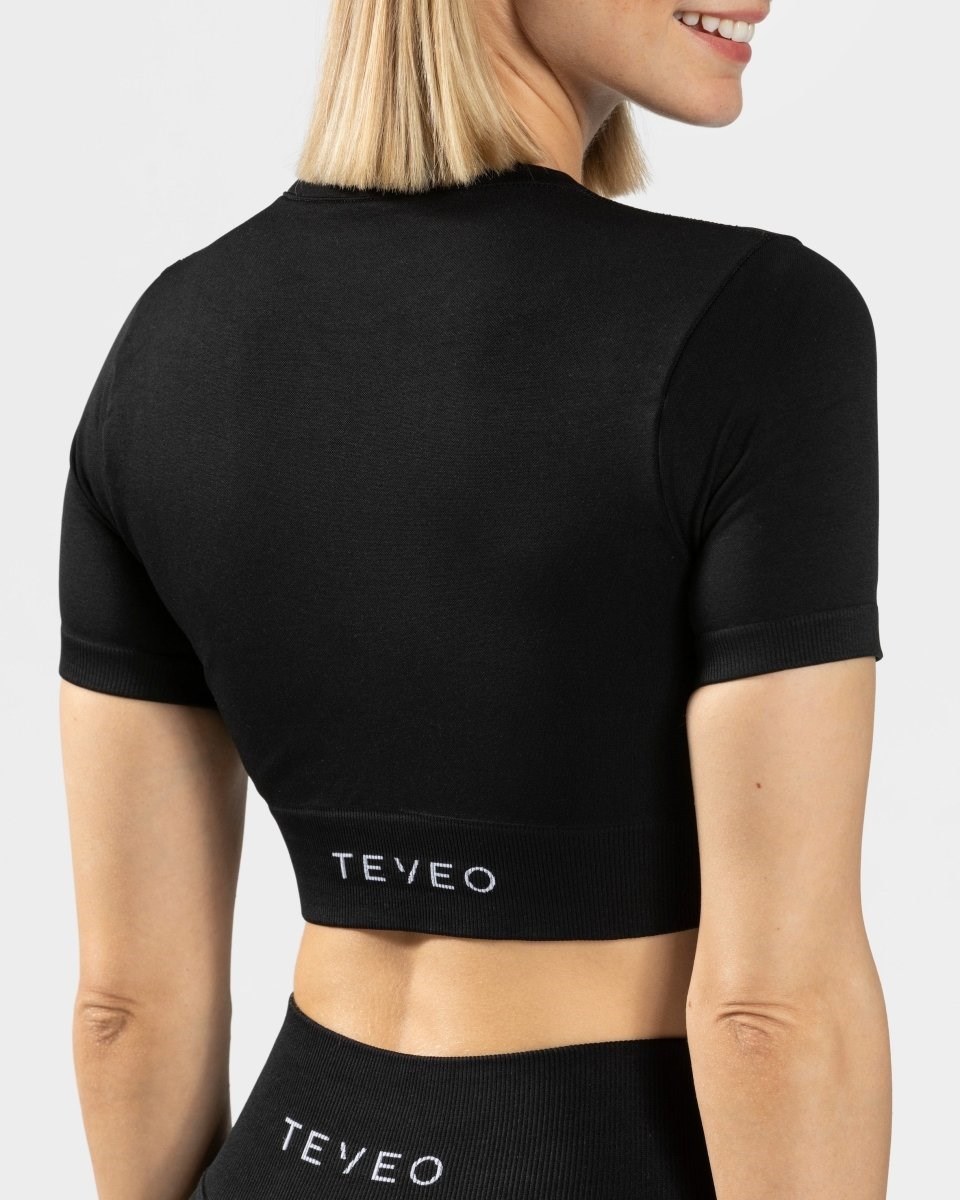 TEVEO Sensation Crop Top Schwarz | ETCS02954