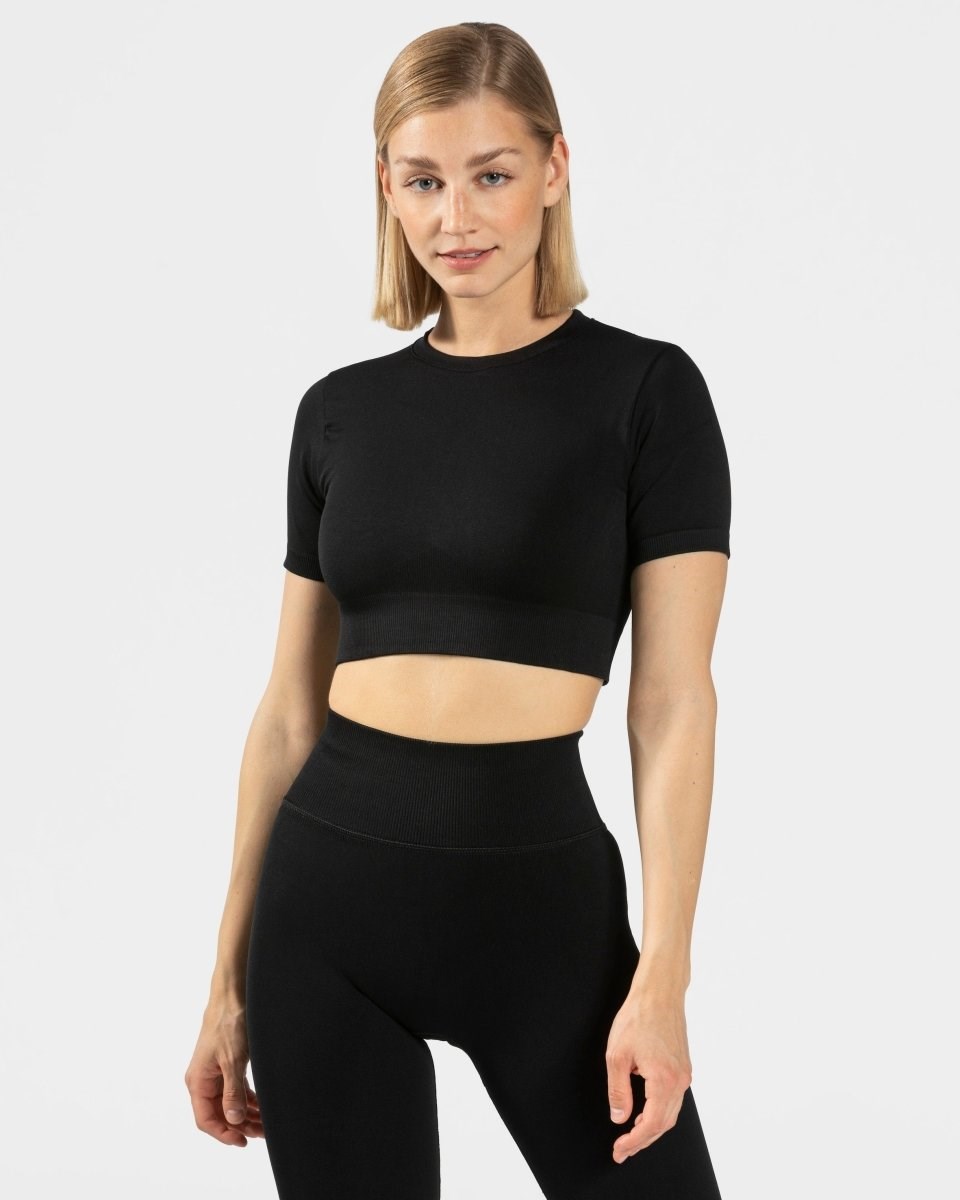 TEVEO Sensation Crop Top Schwarz | ETCS02954