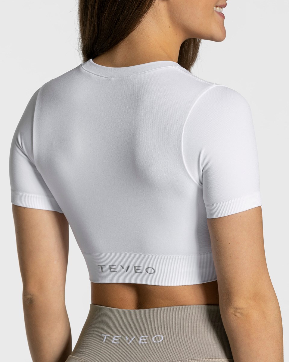 TEVEO Sensation Crop Top Weiß | QCFP18654