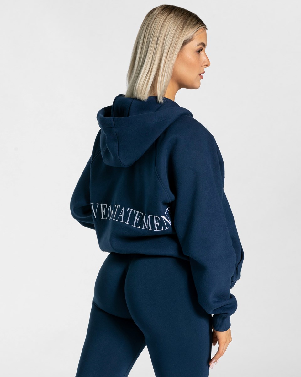 TEVEO Statement Oversized Jackets Dunkelblau | ILBU72193