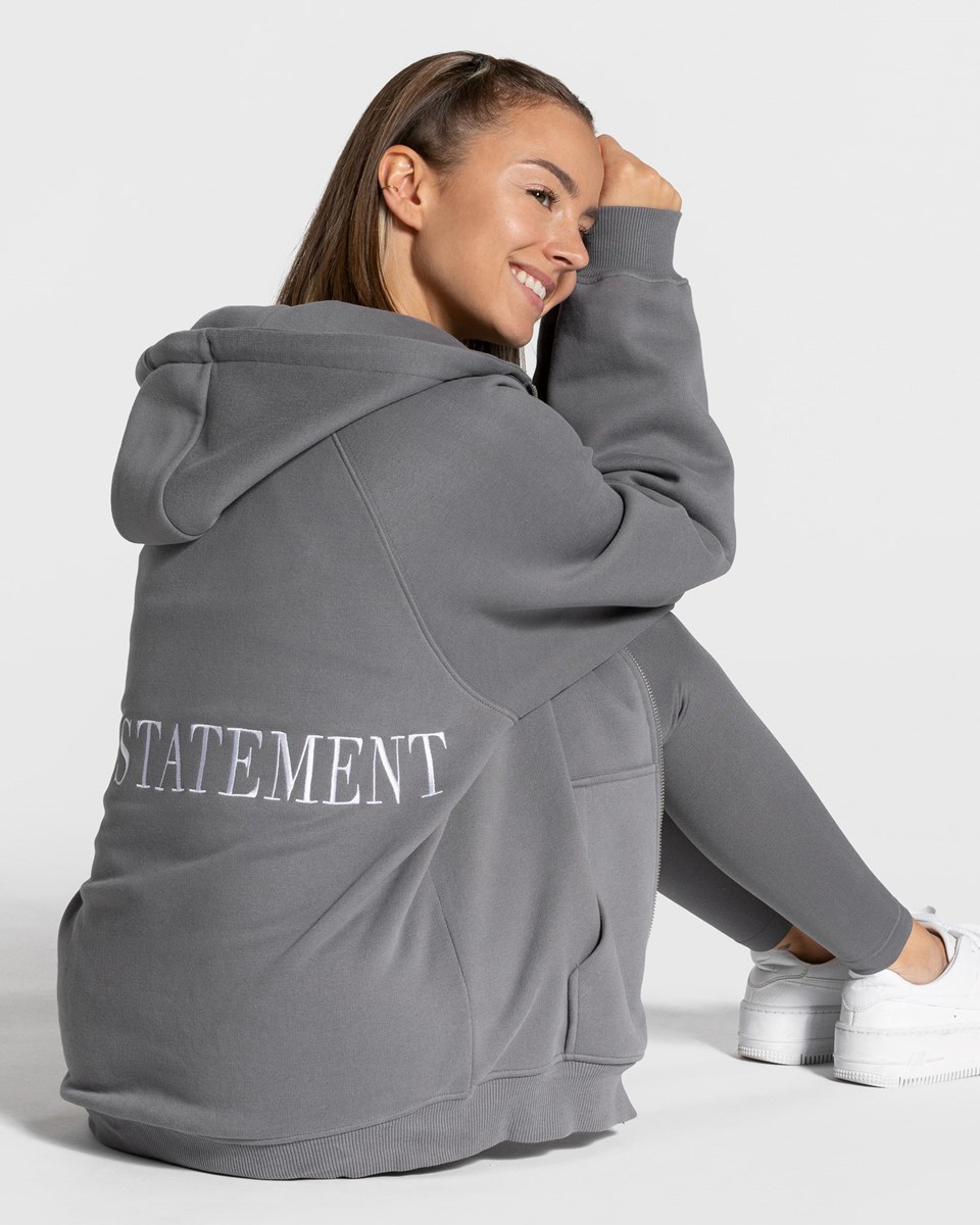 TEVEO Statement Oversized Jackets Graphit | FRCG76241