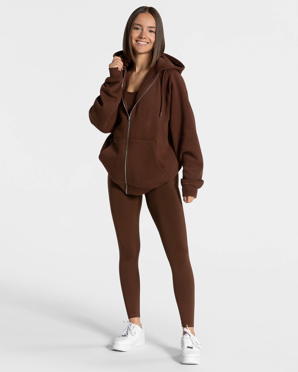 TEVEO Statement Oversized Jackets Kaffee | OTER75698