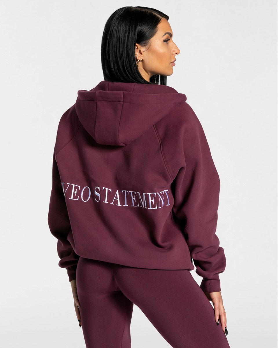 TEVEO Statement Oversized Jackets Pflaume | YJKF30157