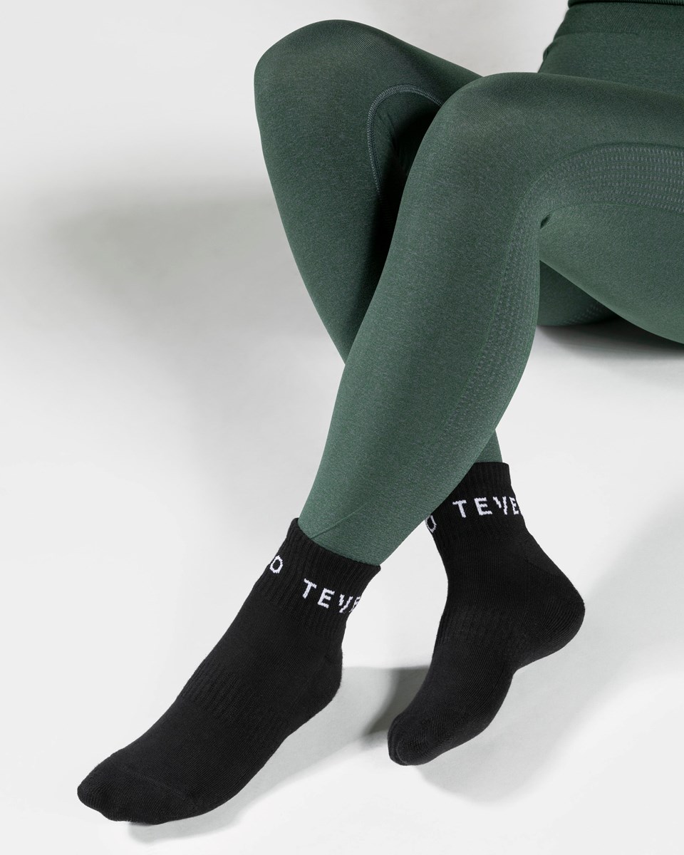 TEVEO TEVEO Ankle Socken (2er) Schwarz | KELJ08165