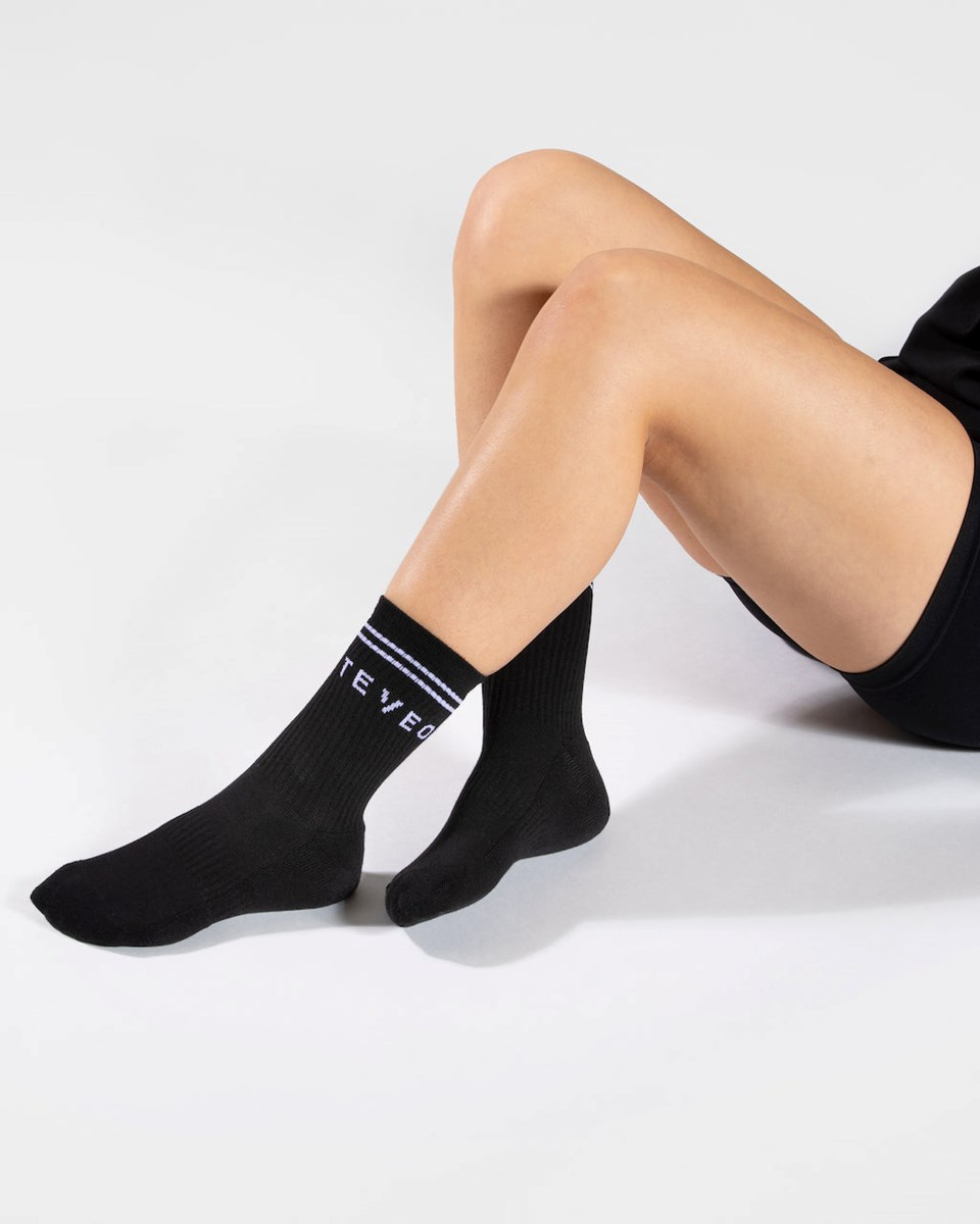 TEVEO TEVEO Crew Socken (2er) Schwarz | XPQC23895