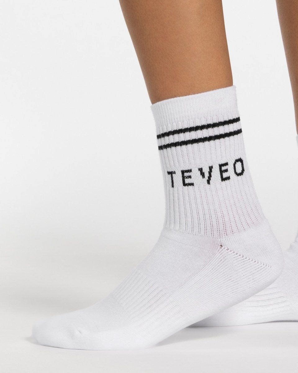 TEVEO TEVEO Crew Socken (2er) Weiß | HTFX91425