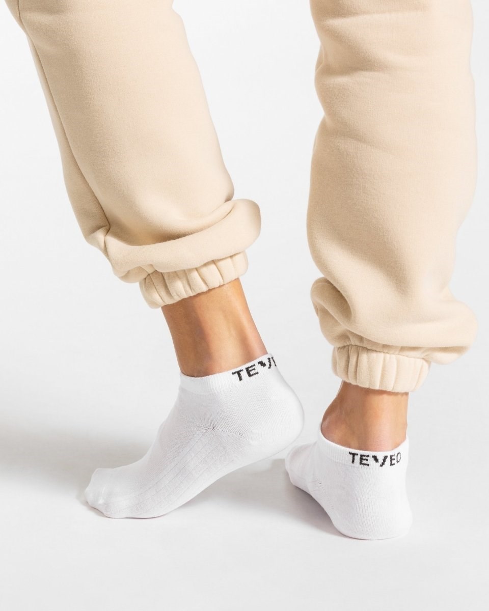 TEVEO TEVEO Sneaker Socken (2er) Weiß | XHBS75081