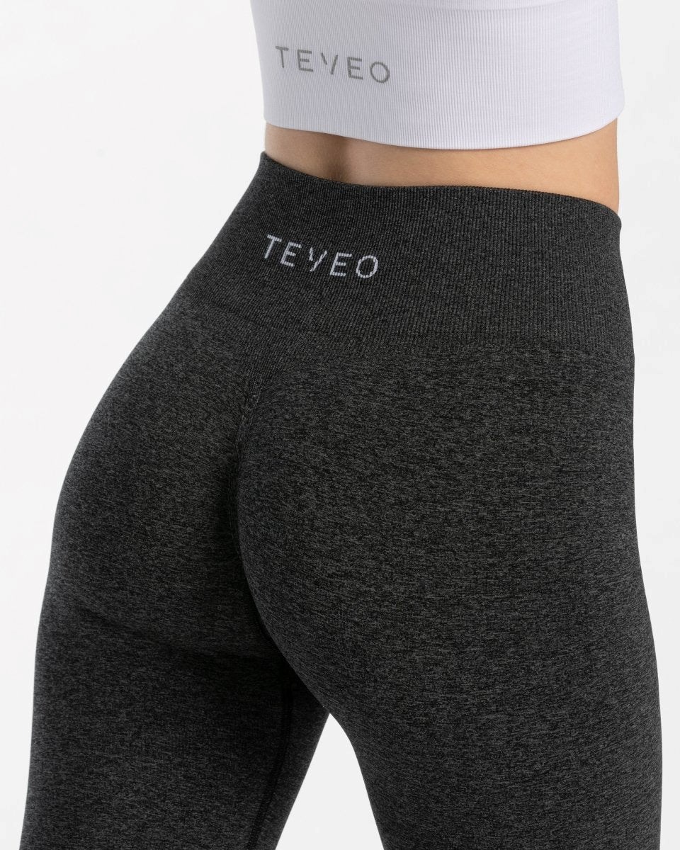 TEVEO Timeless Scrunch Leggings Dunkelgrau | PTVS05324