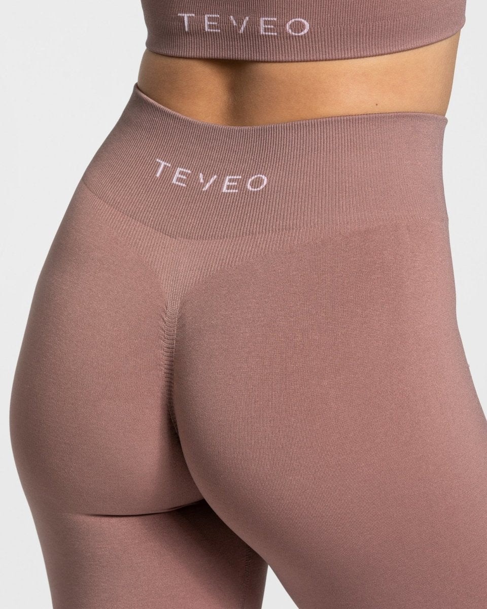 TEVEO Timeless Scrunch Leggings Rosa | VFXM25940