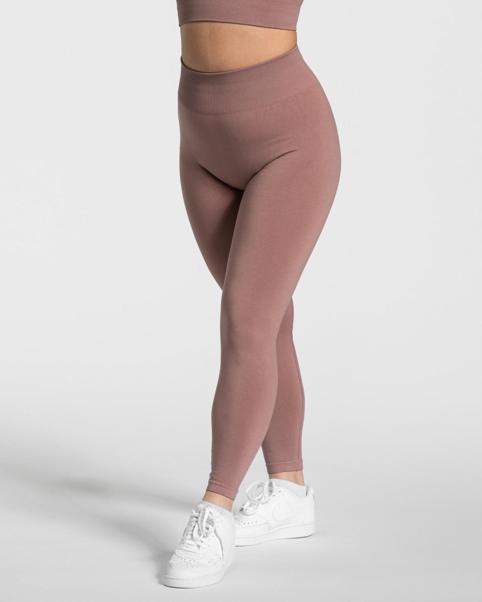 TEVEO Timeless Scrunch Leggings Rosa | VFXM25940